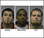 The three football players