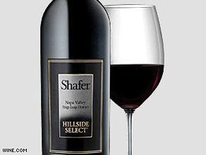 Shafer Cafernet Hillside Select wine at $500 a bottle